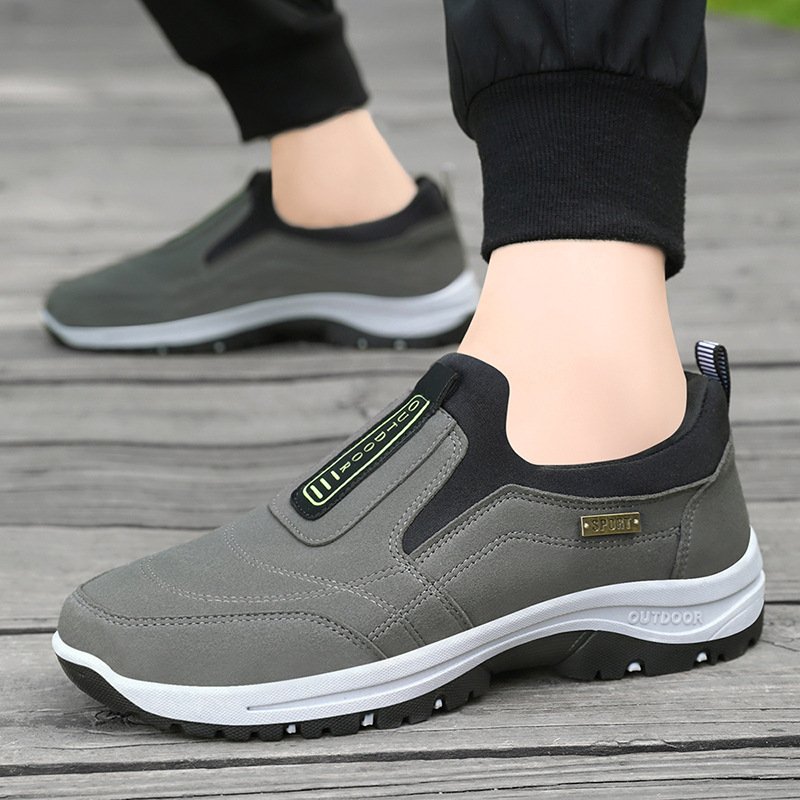 Men's Slip-On Mesh Shoes for Spring and Autumn Casual Wear